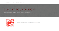 Desktop Screenshot of daoistfoundation.org