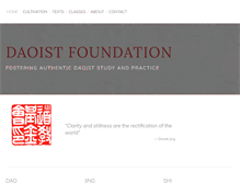 Tablet Screenshot of daoistfoundation.org